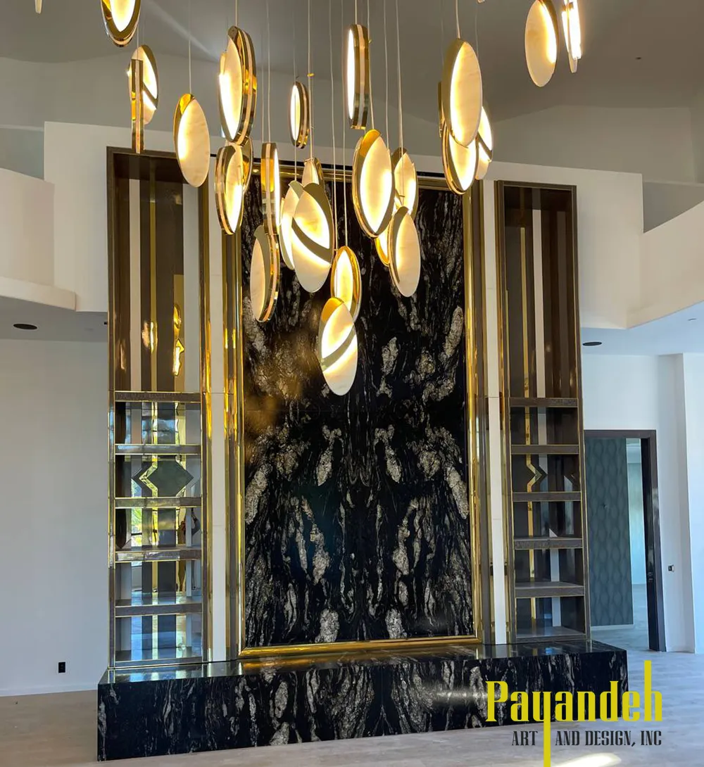 Modern Gold Chandeliers